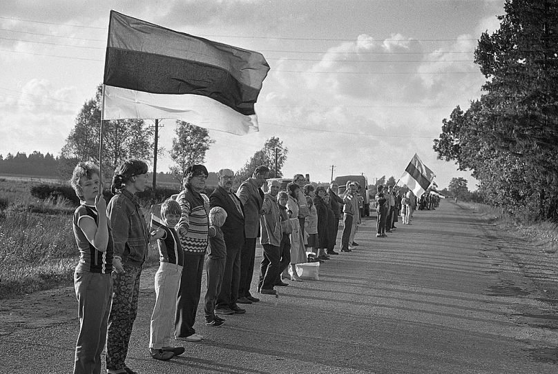 La Voie Baltique en Estonie, 1989