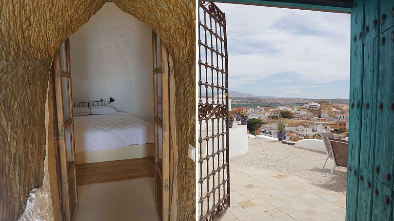 Un appartement Oro y Arcilla dans les grottes de Guadix.