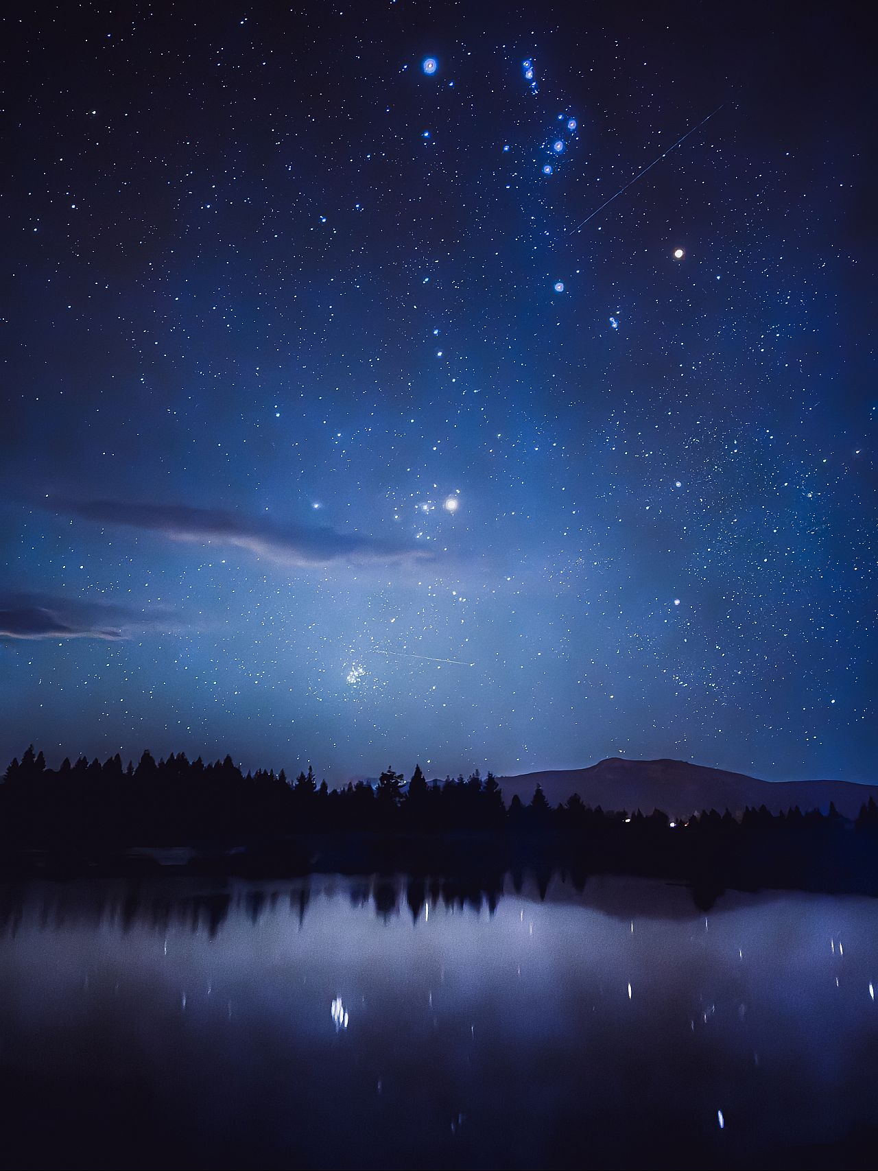 Ciel nocturne au lac Tekapo par Paddy Chao (catégorie Paysage, 1ère place) 