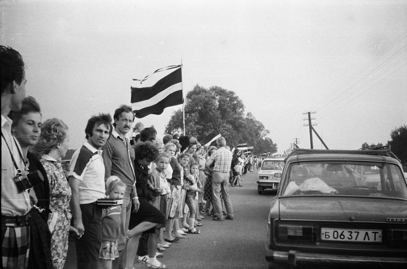 La Voie Baltique en Lettonie, 1989