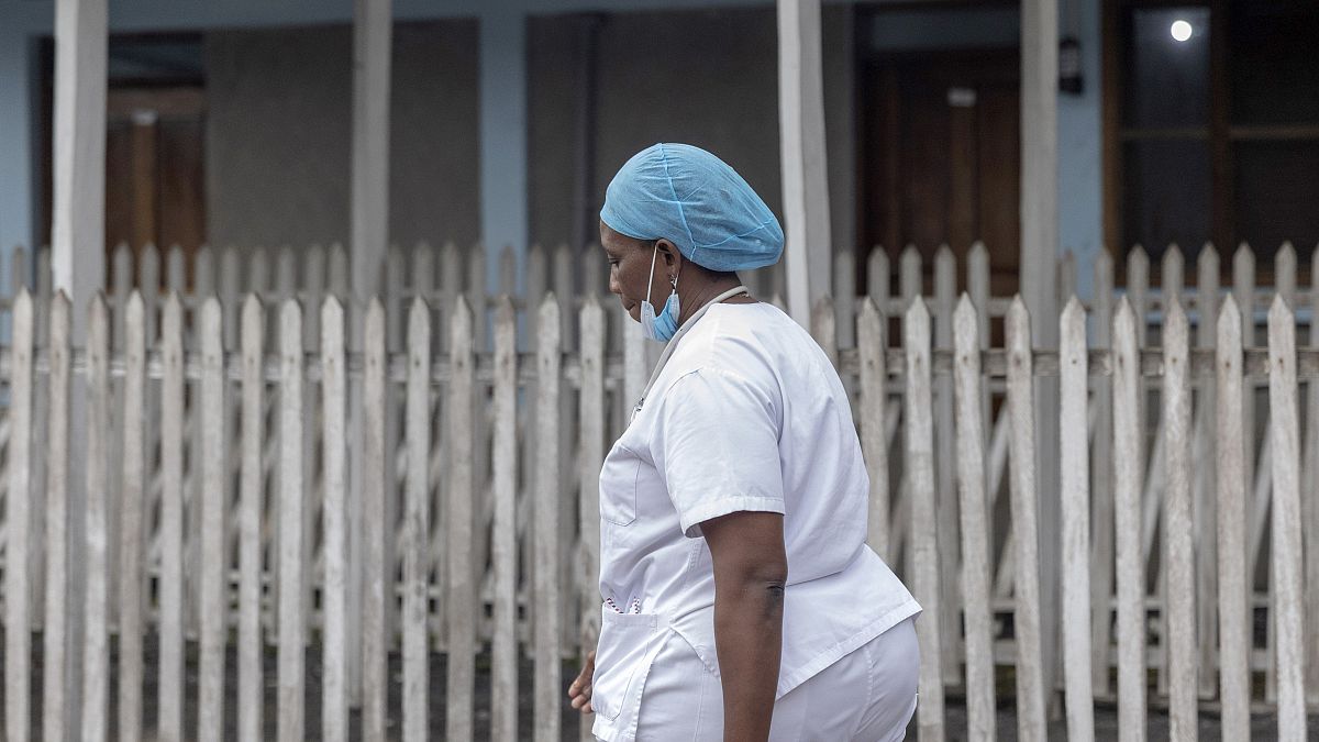 Doctor Rachel Maguru does rounds at the general hospital in Goma, Democratic Republic of Congo.