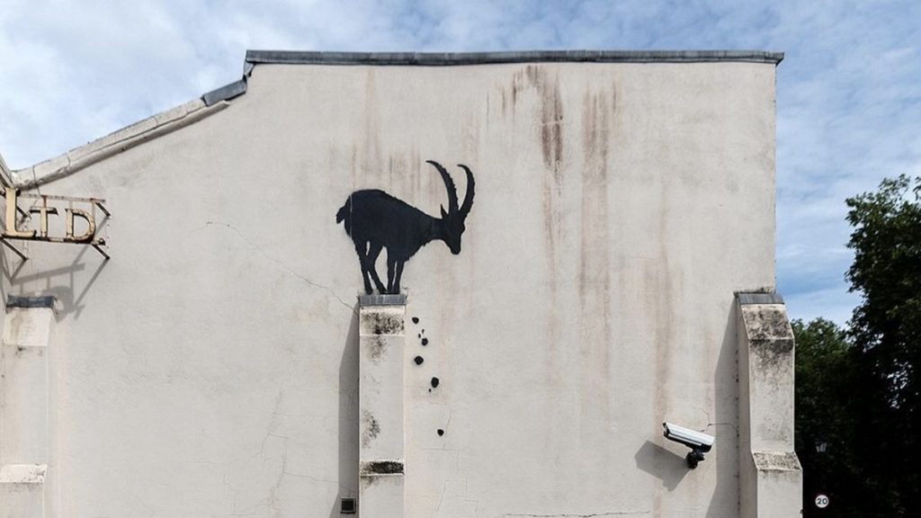 Banksy revealed the artwork was his own via Instagram