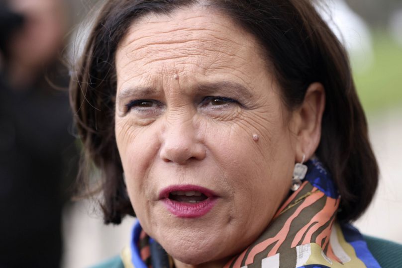 Mary Lou McDonald, dirigeante du Sinn Fein.