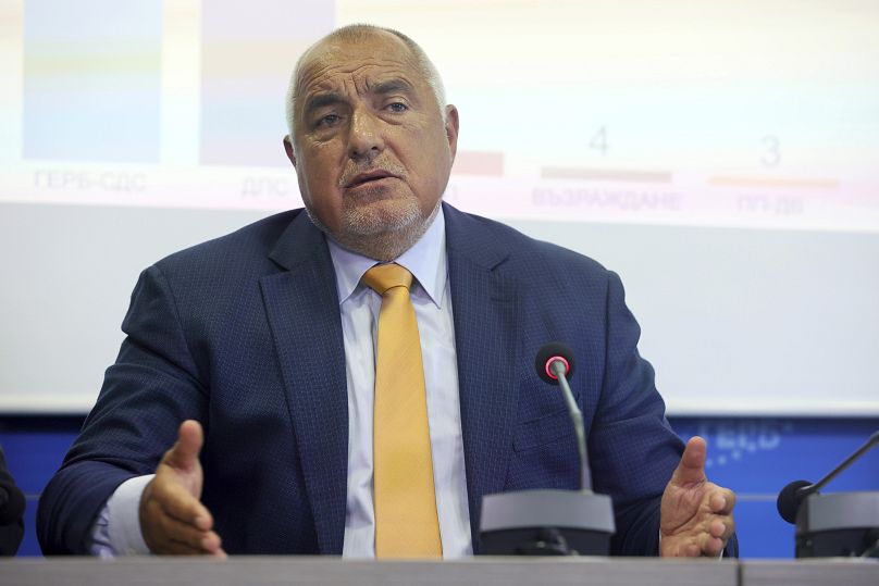 L'ancien Premier ministre Boïko Borissov est le chef du parti de centre-droit GERB.