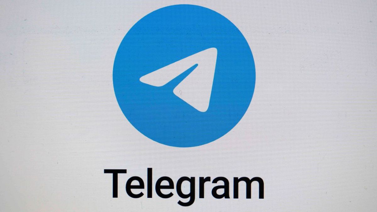 The logo Telegram messaging app is seen on a notebook screen in Munich, Germany, Monday, Oct. 17, 2022.