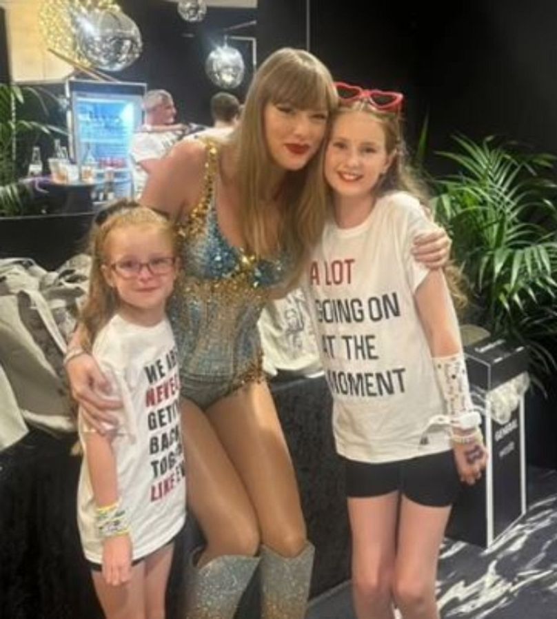 Taylor Swift avec Hope et Autumn Foster