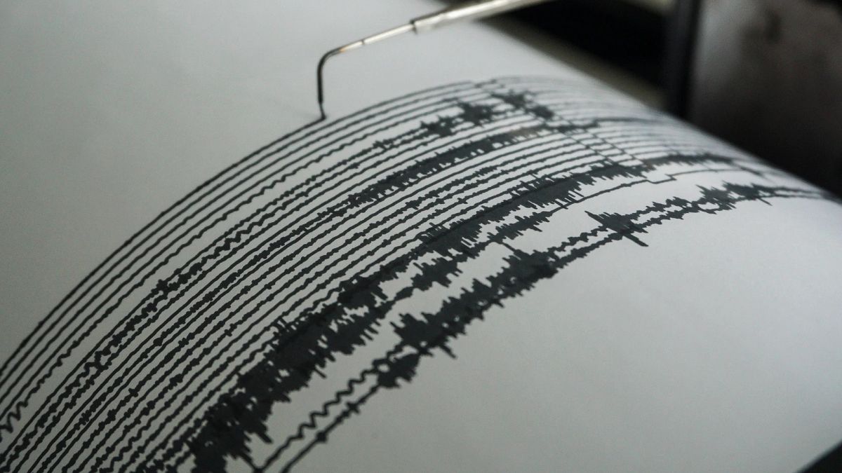 An earthquake monitoring device, illustration