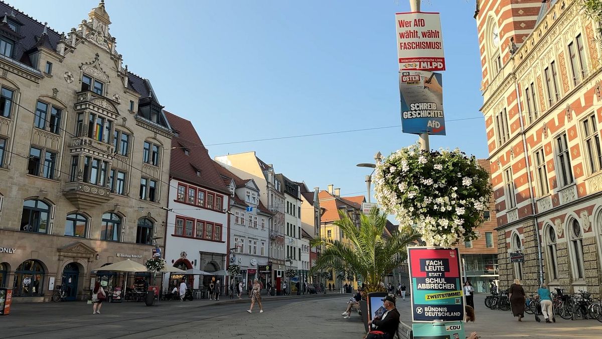 Erfurt election posters