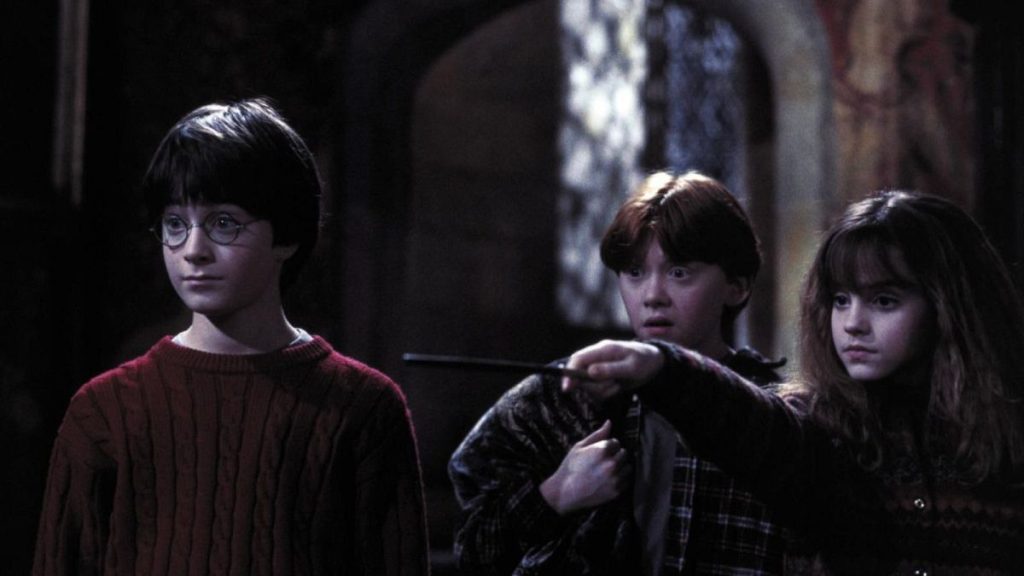 Rupert Grint, Daniel Radcliffe and Emma Watson in