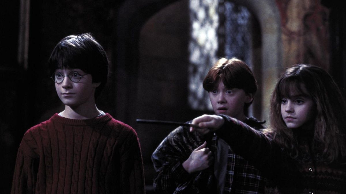 Rupert Grint, Daniel Radcliffe and Emma Watson in