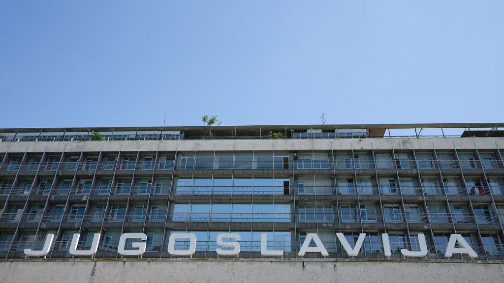 A tree grows on roof of Belgrade