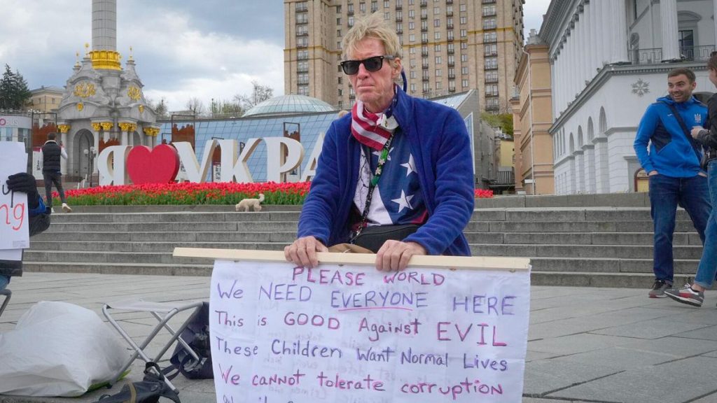 FILE: Ryan Wesley Routh takes part in a rally in central Kyiv, 30 April 2022