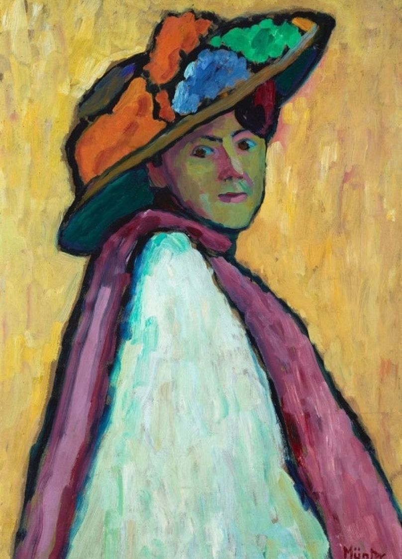 Portrait of Marianne von Werefkin (1909) by Gabriele Münter