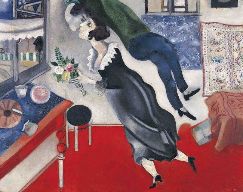 Birthday (1923) by Marc Chagall 