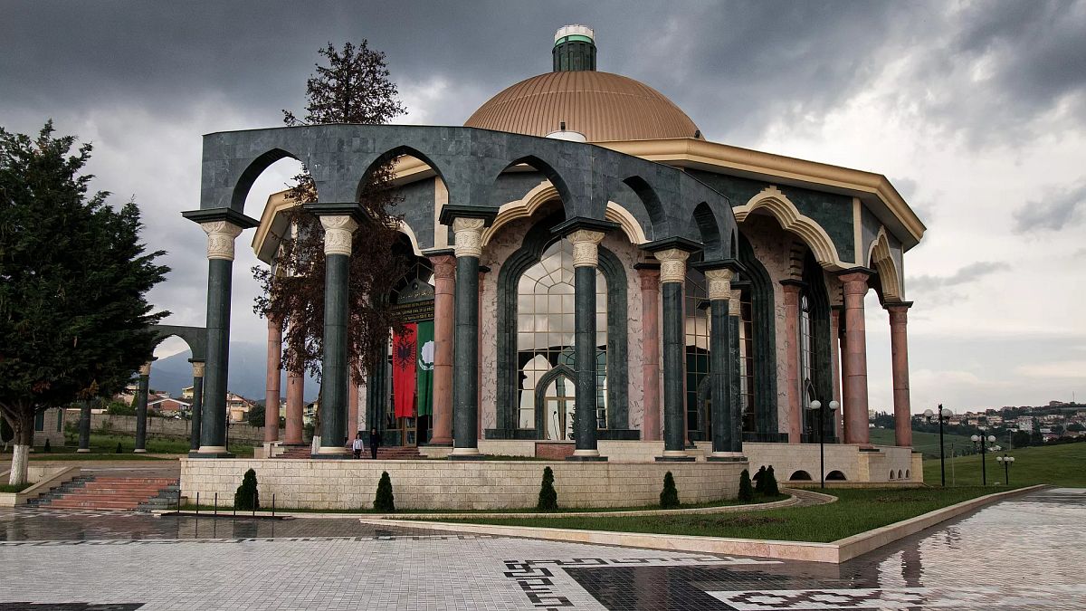 Sheikh Dyrri-Tekke at the World Bektashi Center, Qendra Boterore e Bektashinjve, Center of a Sufi Brotherhood, Tirana, Albania