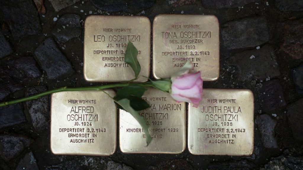 What is a Stolperstein and why is there controversy in the Netherlands?