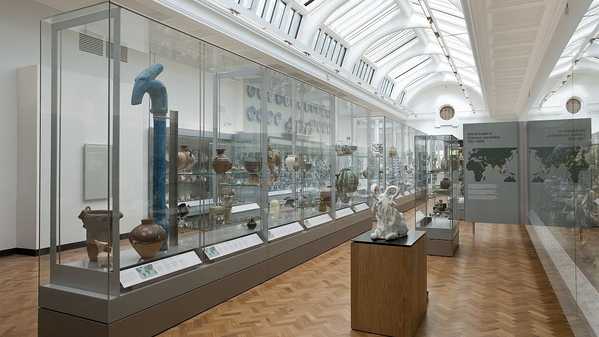 The ceramics gallery at London