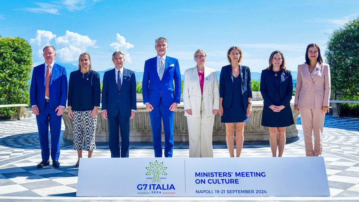 G7 culture ministers met in Naples to discuss challenges in the fields of culture and creativity.