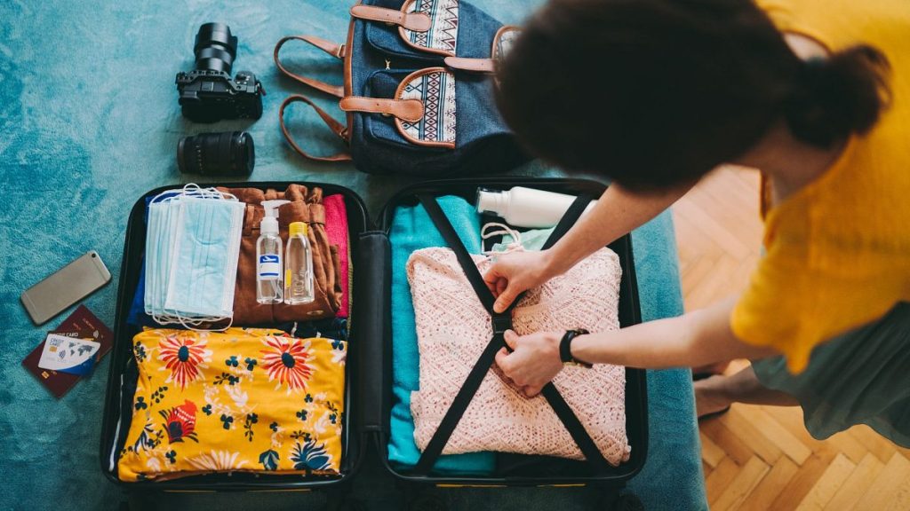 Packing light can help you avoid fees and queues at the airport.