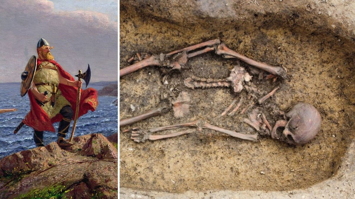 Remarkably preserved Viking skeletons unearthed in Åsum, Denmark