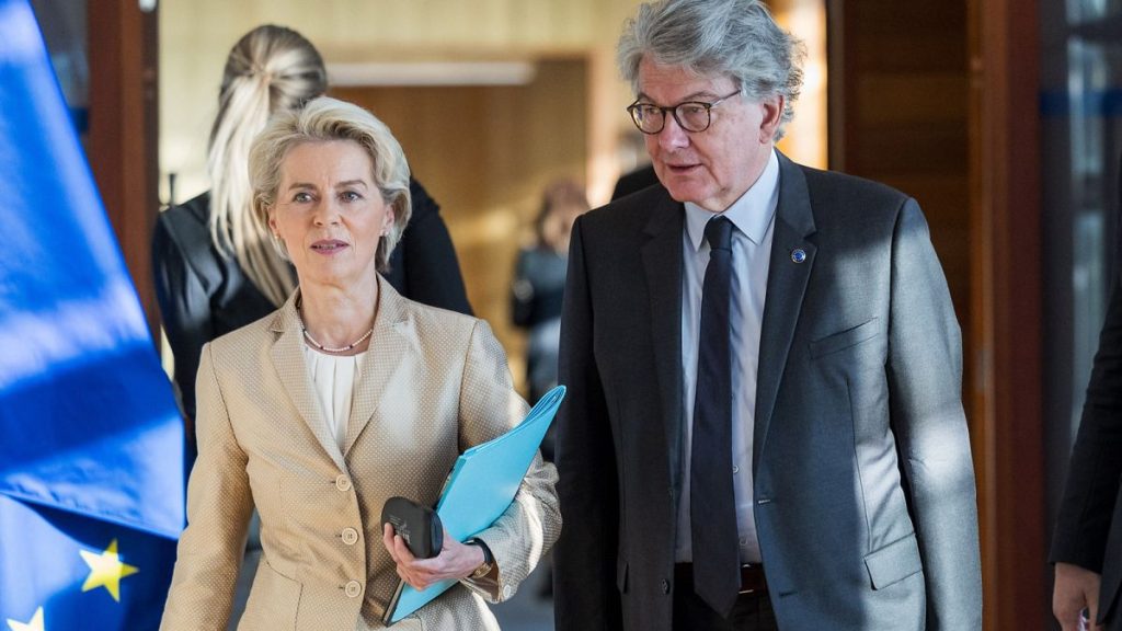 Ursula von der Leyen and Thierry Breton had a public falling out.