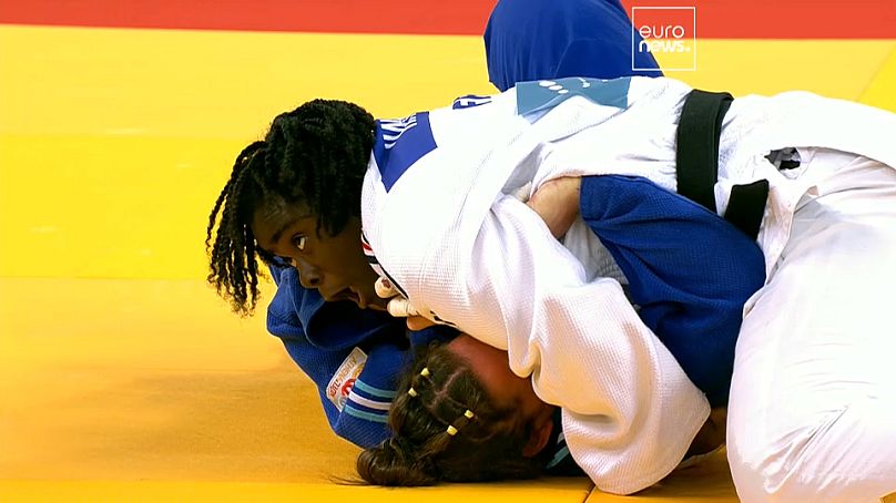 La judoka française Coralie Hayme a remporté sa première médaille d'or lors d'un Grand Prix à Zagreb, le 15 septembre 2024