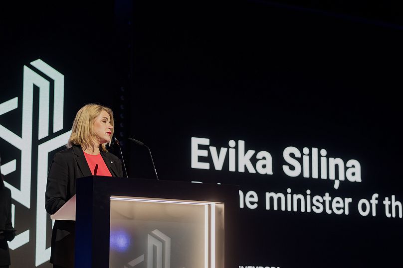   Premier ministre letton Evika Siliņa