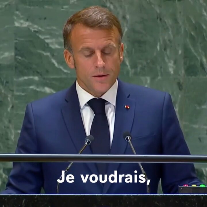 Il existe une voie pour une paix juste et durable entre Israël et la Palestine. Je veux redire avec la plus grande clarté la position de la France.