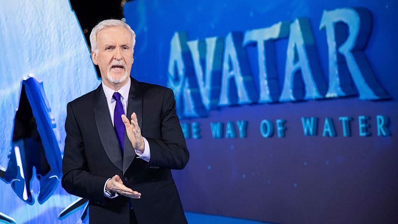 James Cameron à l'avant-première mondiale de « Avatar : La Voie de l'eau » - Londres, décembre 2022