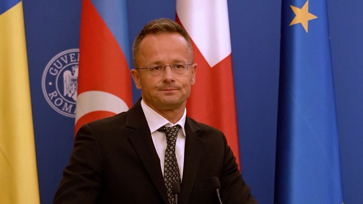 Hungarian Foreign Affairs Minister Peter Szijjarto.