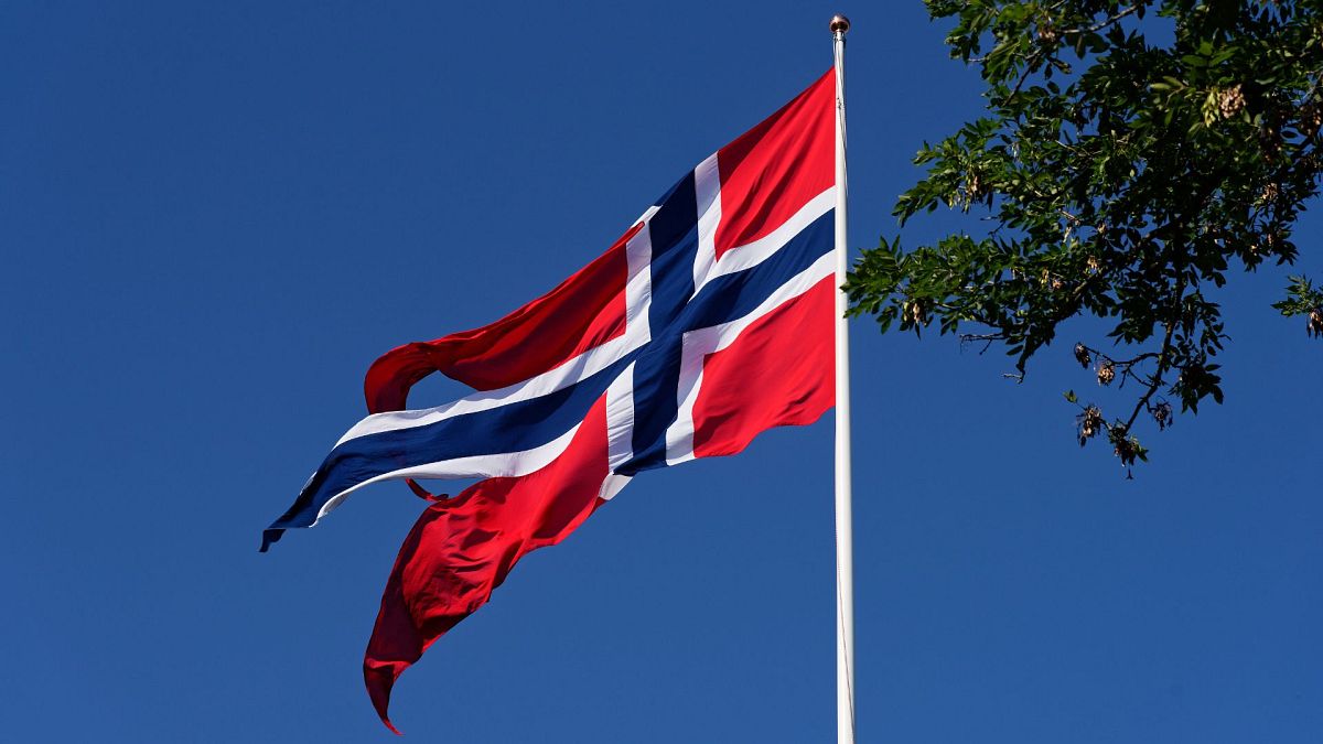 The flag of Norway