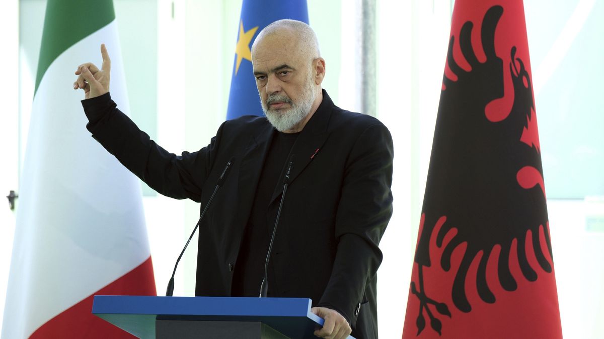 Albanian Prime Minister Edi Rama