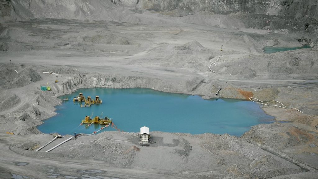 The Cobre Panama open-pit copper mine in Donoso, Panama