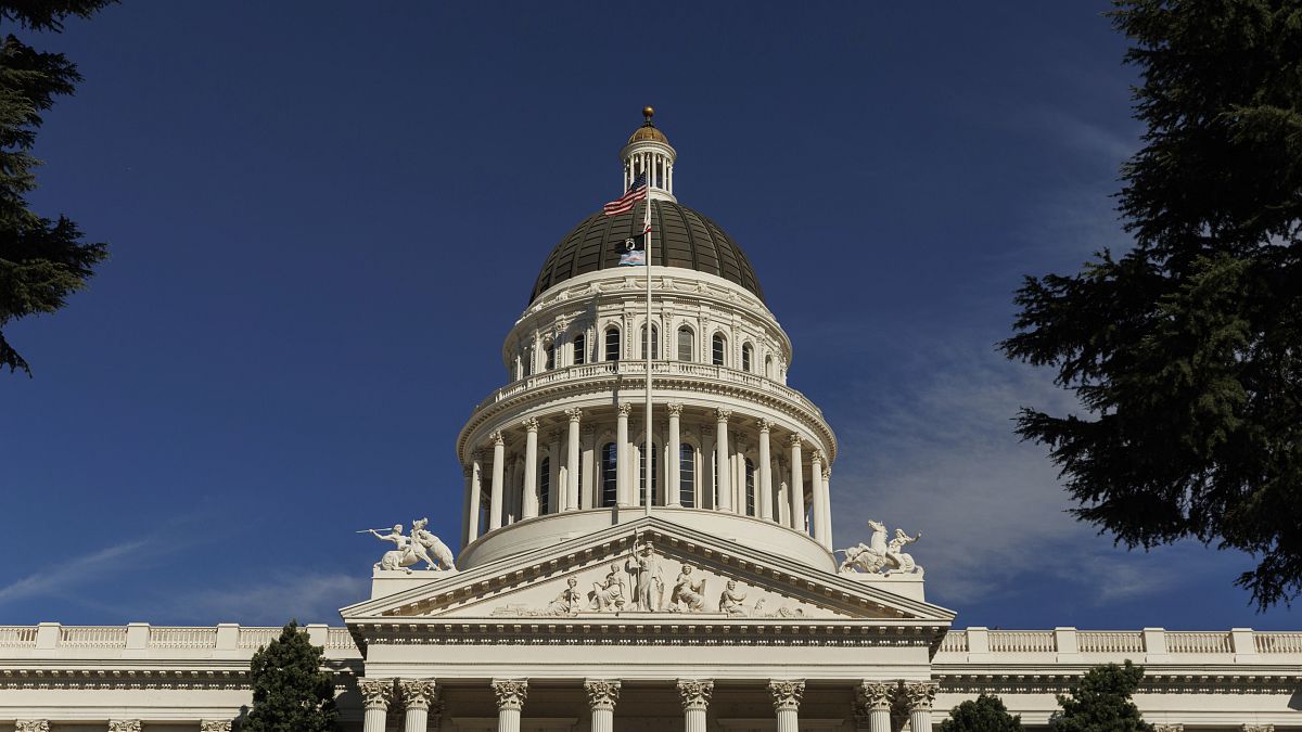 FILE - The California State Capitol in Sacramento, Calif., is seen on Monday, Aug. 5, 2024.