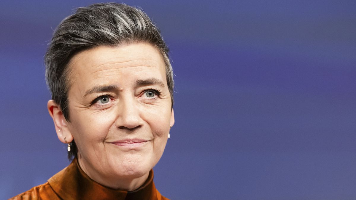 Outgoing European Commissioner Margrethe Vestager