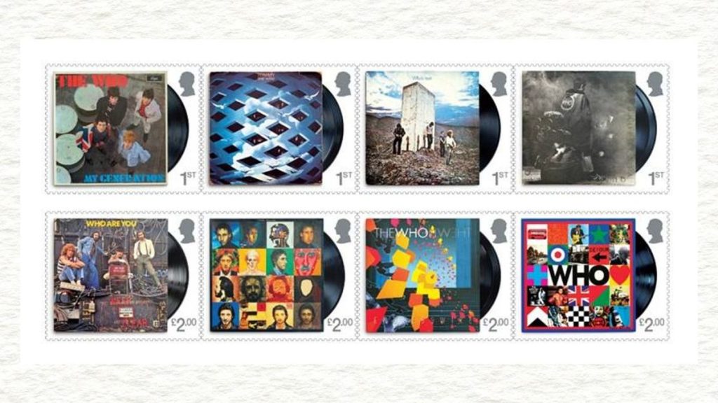 Royal Mail stamps celebrate 60 years of British rock band The Who