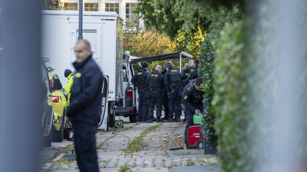 Police investigate two explosions near the Israeli embassy in Copenhagen, October 2, 2024