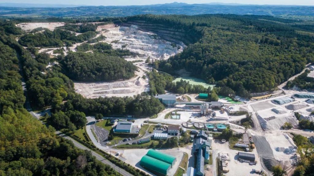 The Imerys mining site in Allier, France.