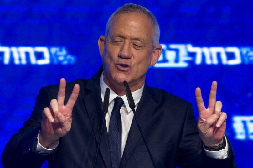 Benny Gantz, chef du parti Kakhol lavan