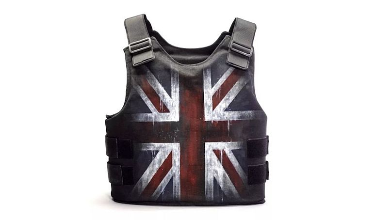 Le gilet anti-coup de couteau Union Jack de Banksy