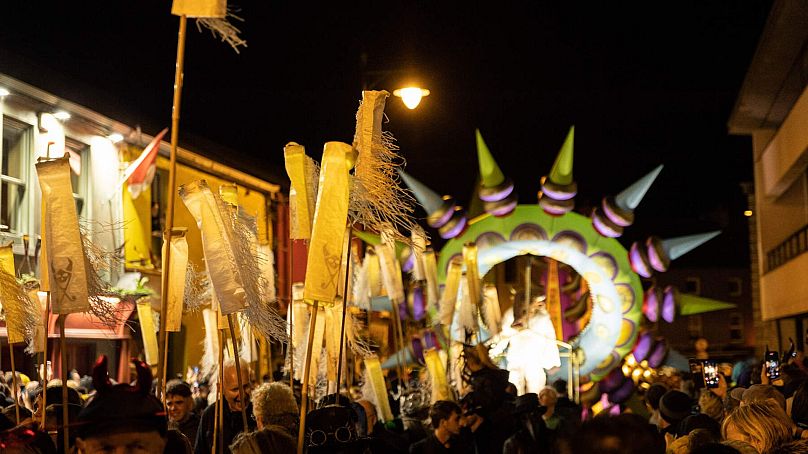 Festival Púca, défilé, Trim, comté de Meath, 2022. 