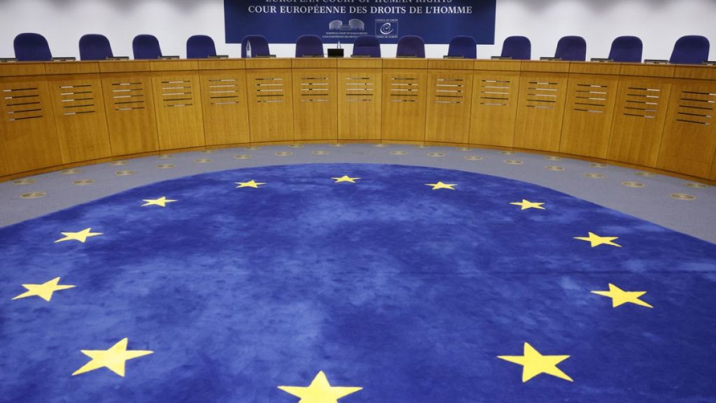 View of the European Court of Human Rights Tuesday, April 9, 2024 in Strasbourg, eastern France.