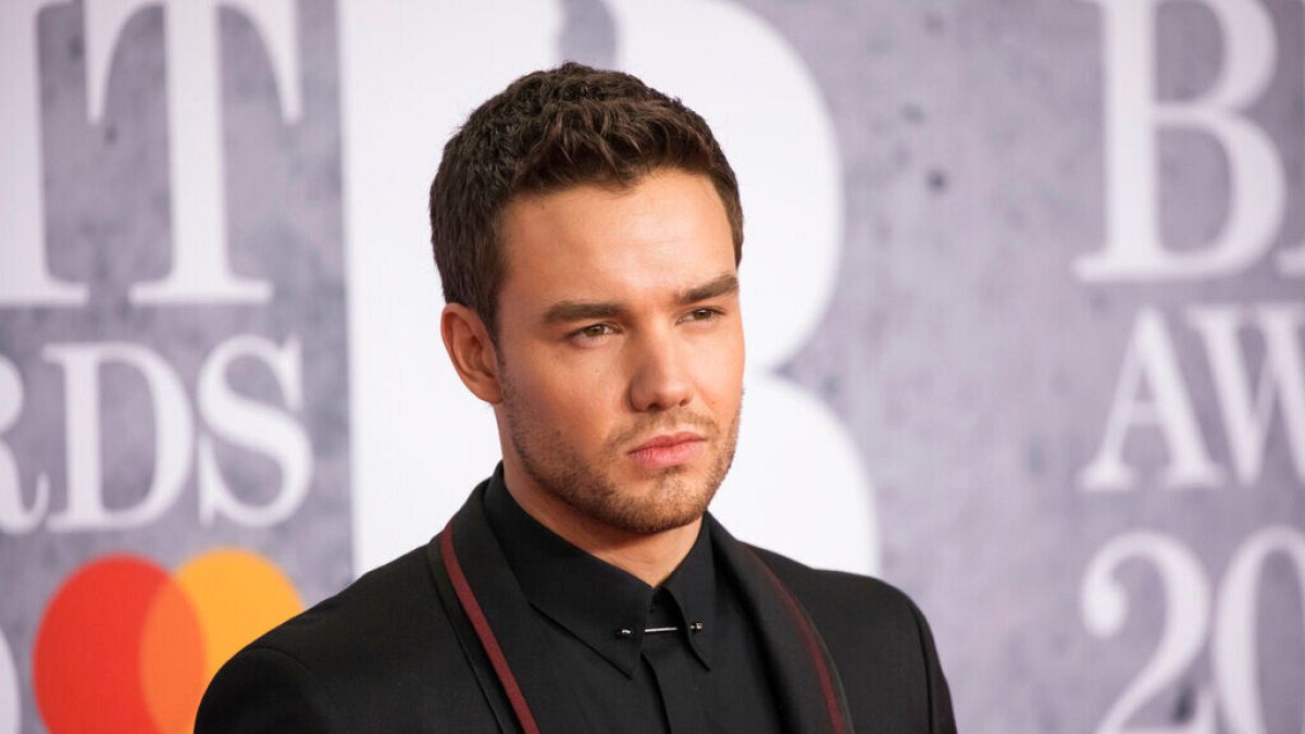 Liam Payne poses for photographers upon arrival at the Brit Awards in London, Wednesday, Feb. 20, 2019.