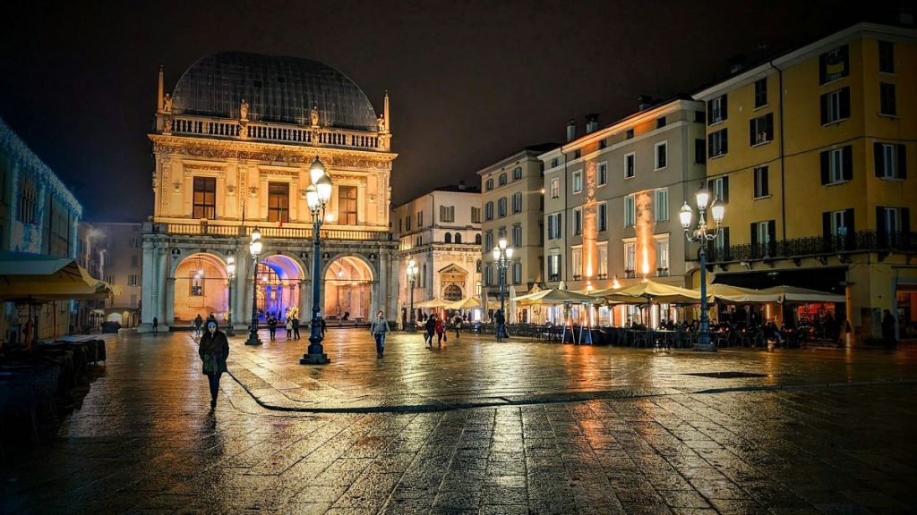 Piazza Loggia is just one of the delights Brescia in Italy has to offer