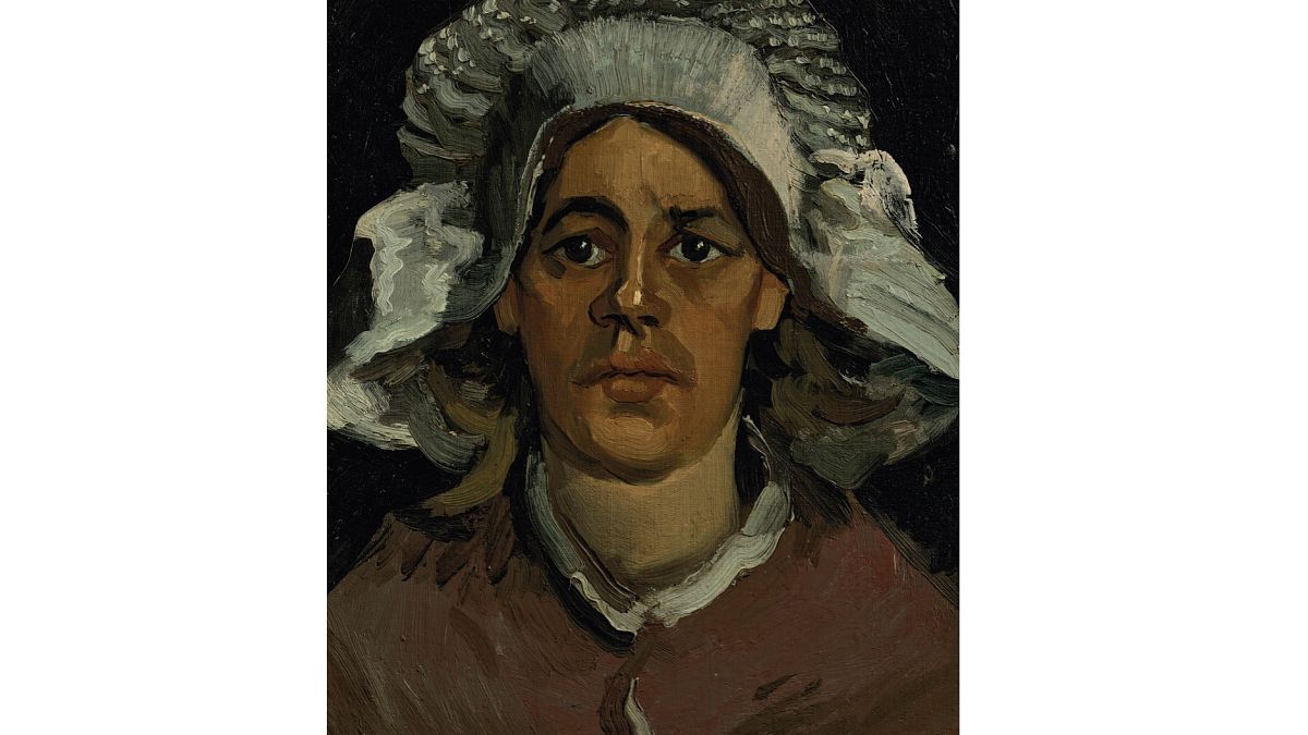 Vincent van Gogh, Kop van een vrouw (Gordina de Groot) (Head of a Woman [Gordina de Groot]), 1885.