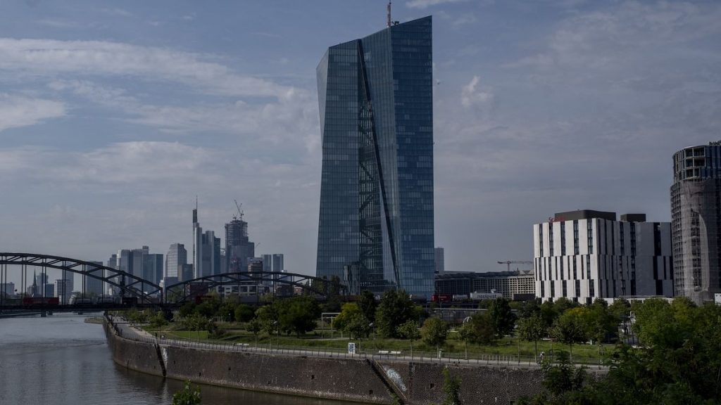 The European Central Bank in Frankfurt, Germany