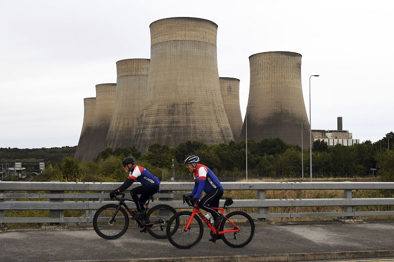 Vue générale de la centrale électrique de Ratcliffe-on-Soar à Nottingham, Angleterre