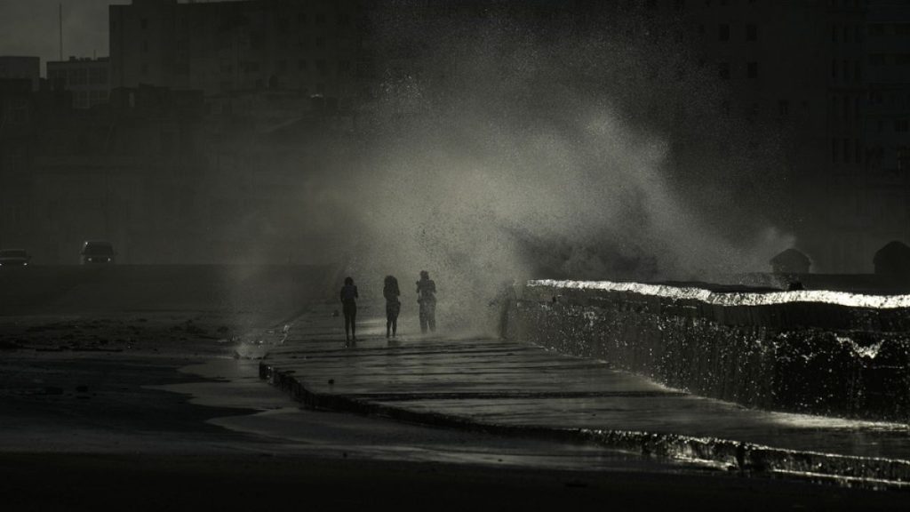 Hurricane Oscar battered the East Coast of Cuba.