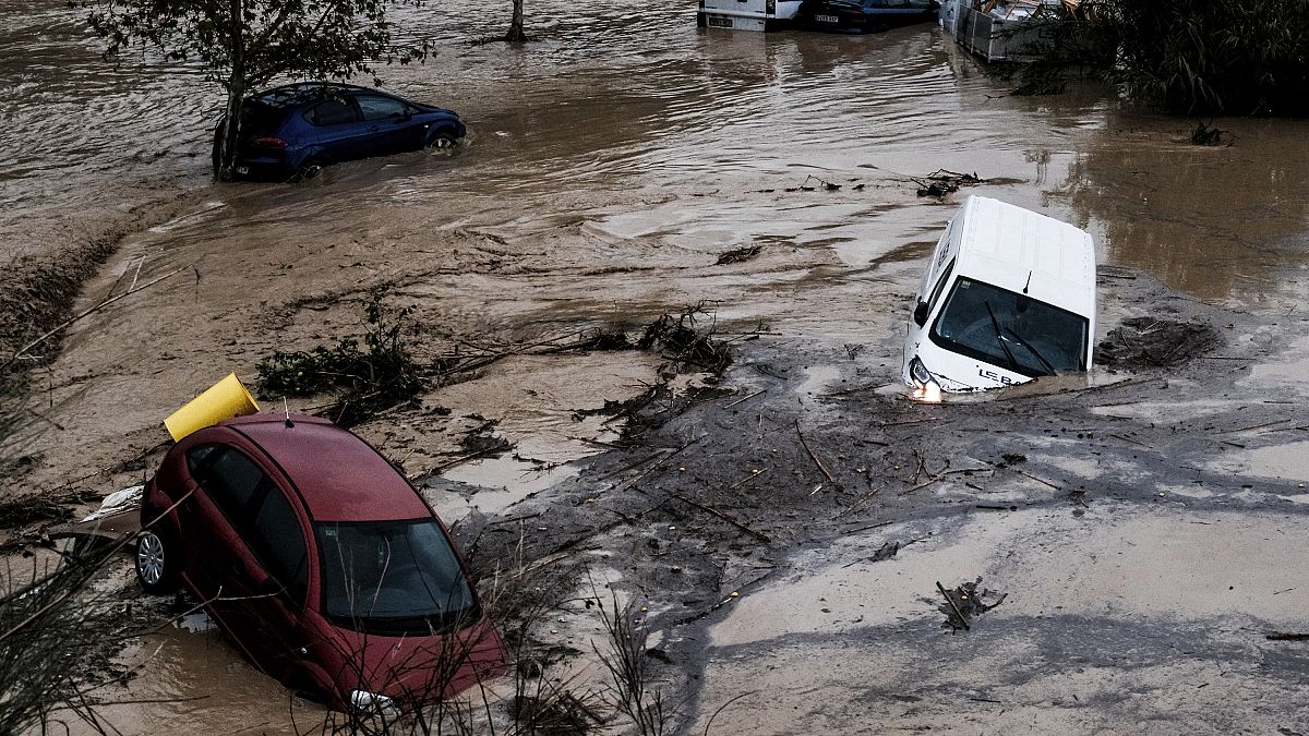 The DANA causes flooding in Spain.