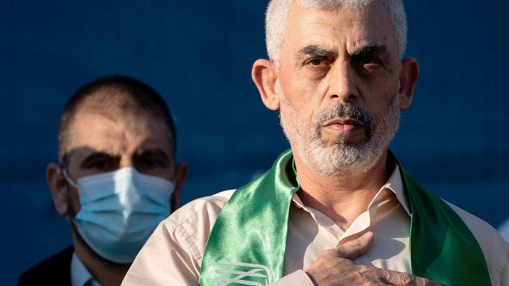 Yahya Sinwar, Palestinian leader of Hamas in the Gaza Strip, 24 May 2021